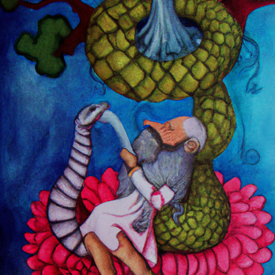 Asclépios : le dieu guérisseur et son serpent
