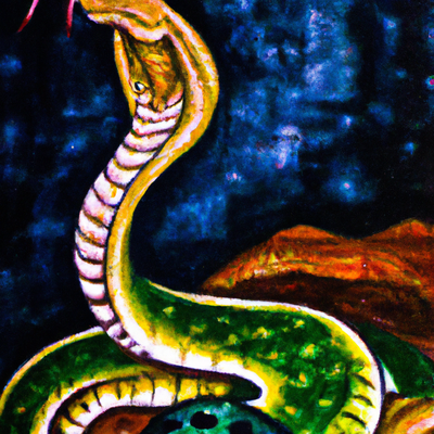La légende du serpent Ananta Sesha
