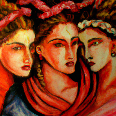 Les Grées, les trois sœurs qui partageaient un œil unique : Leur rôle dans la mythologie grecque et leur apparence particulière.
