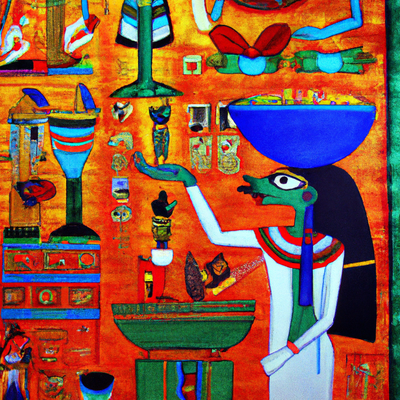 Osiris, le dieu des morts et son association avec la renaissance spirituelle : Les symboles de résurrection et les rituels de régénération.
