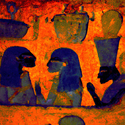 Osiris, le dieu des morts et son association avec les rites funéraires : Les mastabas et les tombes dédiées à Osiris.
