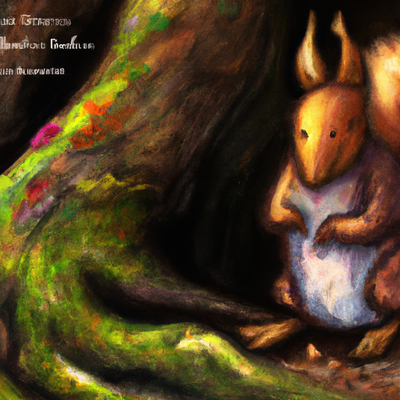 Ratatosk, l'écureuil messager d'Yggdrasil : Son rôle dans la communication entre les différents mondes.
