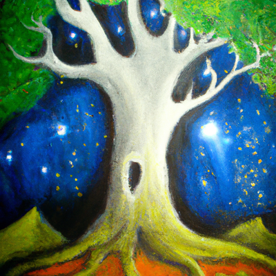 Yggdrasil, l'arbre cosmique : Son rôle dans la mythologie nordique et sa représentation.
