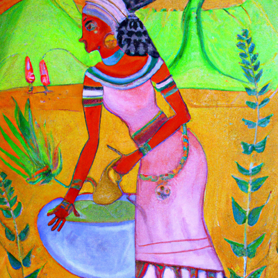 Anoukis, la déesse de la cataracte du Nil et son rôle dans l'agriculture égyptienne : Son association avec l'irrigation des terres.