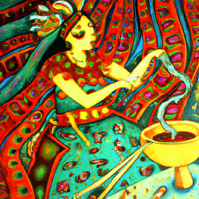 La déesse de la filature et du tissage : Tlazolteotl
