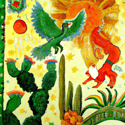 La légende de l'Aigle et du Nopal : l'origine de Mexico
