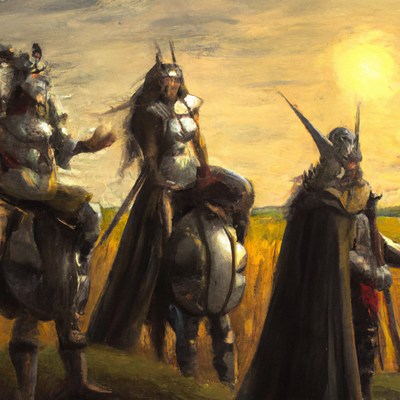 Les walkyries, les messagères de la mort : Leur rôle dans le choix des guerriers morts sur le champ de bataille.