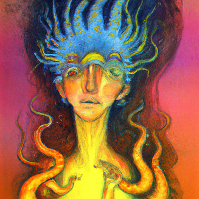 Méduse, la gorgone aux serpents pour cheveux : Son mythe et sa transformation en monstre.
