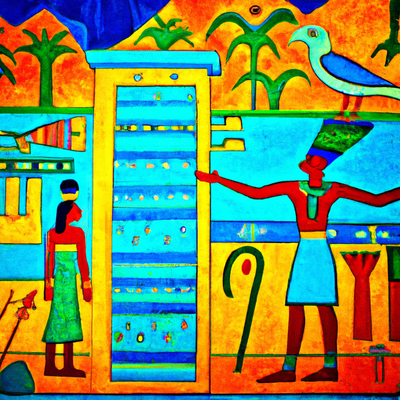 Ptah, le dieu créateur et son association avec les temples de construction : Les sanctuaires de Ptah et les rituels de consécration.