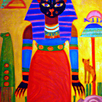 Sekhmet, la déesse lionne et sa représentation dans les temples égyptiens : Son rôle dans la guerre et la protection.