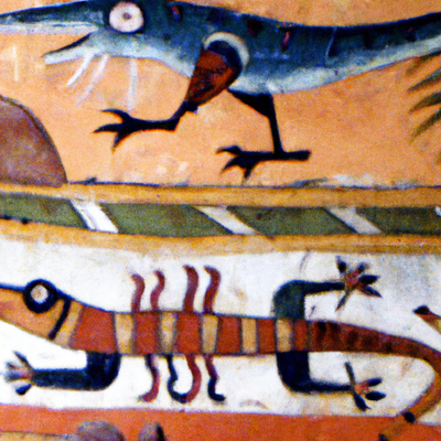 Sobek, le dieu crocodile et son association avec la faune égyptienne : Les représentations de Sobek dans les fresques de chasse et les sculptures animalières.
