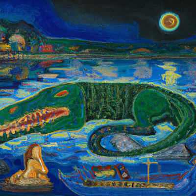 Sobek, le dieu crocodile et son rôle dans les rituels de purification : Les lacs sacrés et les bains rituels de Sobek.