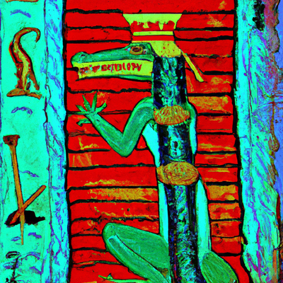 Sobek, le dieu crocodile : Son importance dans les rituels funéraires et sa représentation.

