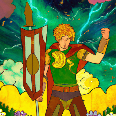 Thor, le dieu du tonnerre : Son marteau et ses batailles légendaires.